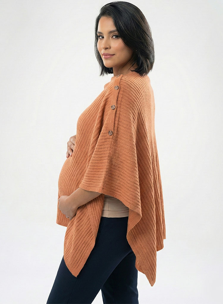 Capa Materna Tejida y Elegante | Ropa Embarazo y Lactancia Colombia | Dos Amores