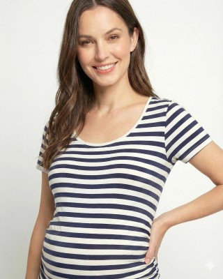 blusa materna marinera