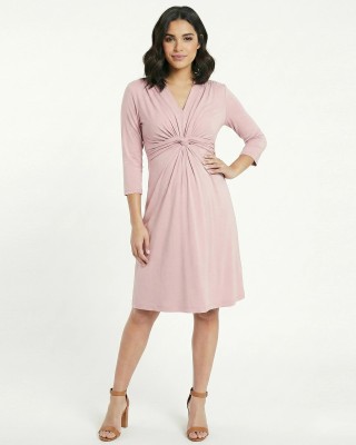 Vestido materno rosa