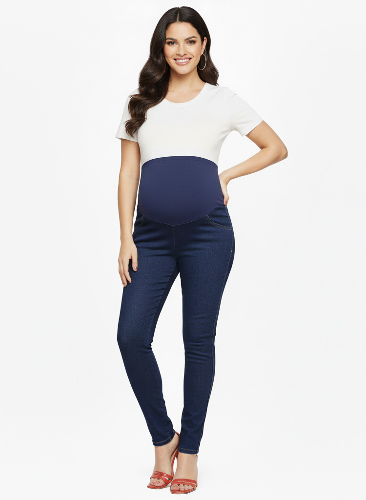 Skinny Jeans Maternos Stretch | Comodidad y Estilo en el Embarazo