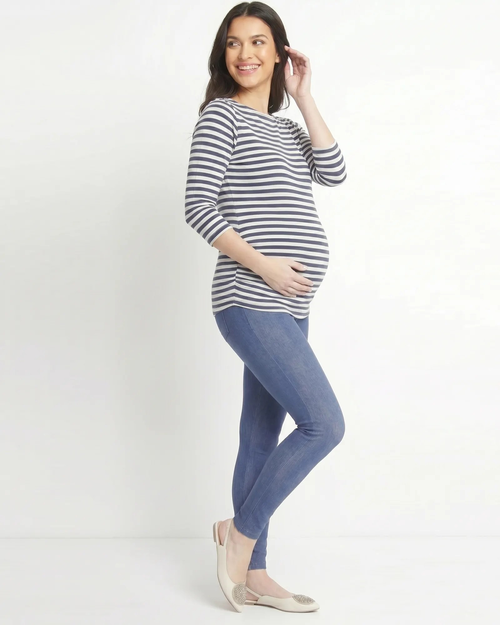 Leggins maternos Denim Look