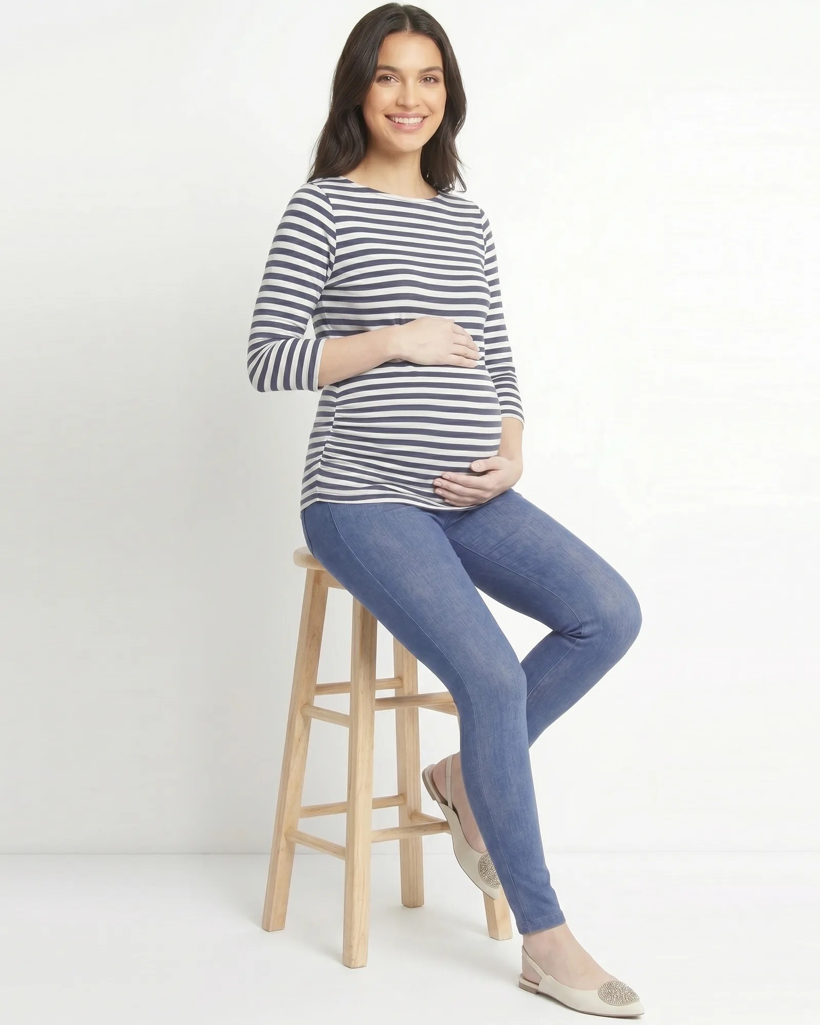 Leggins maternos Denim Look