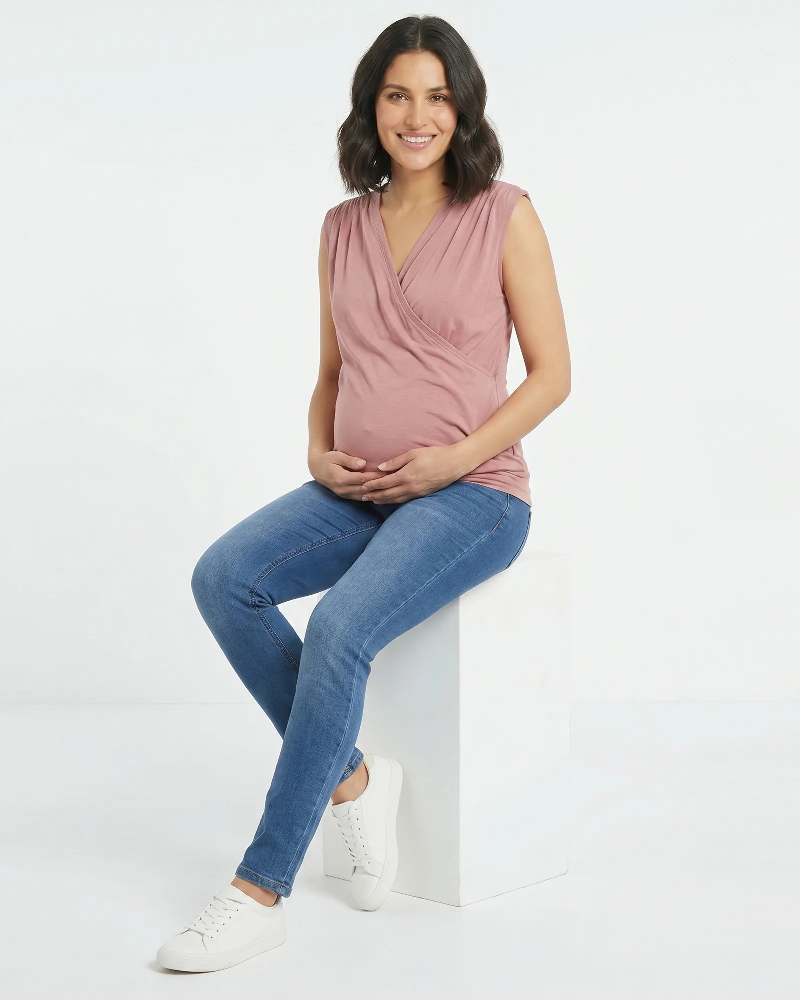 Blusa Materna Cruzada en Viscosa | Comodidad y Estilo
