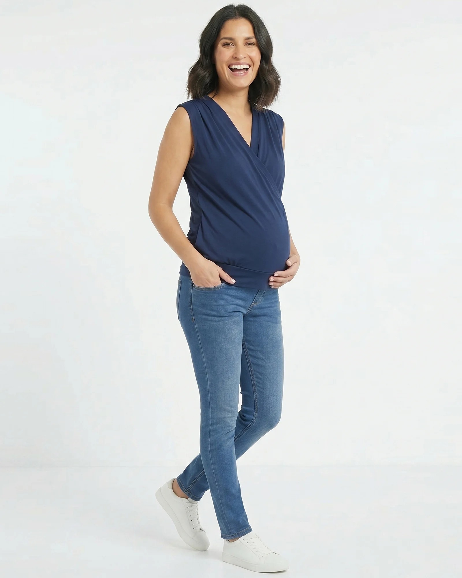 Blusa Materna Cruzada en Viscosa | Comodidad y Estilo