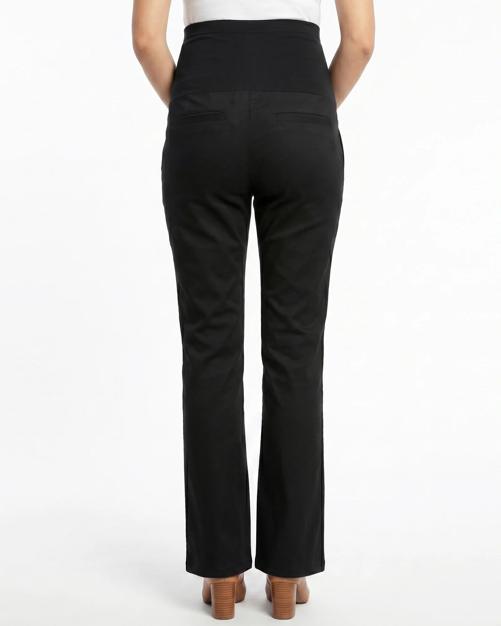 Pantalón Materno Bootcut Negro Colombia | Comodidad Embarazo
