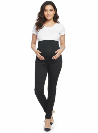 Jeans Maternidad Skinny Negro | Confort y Estilo Embarazo