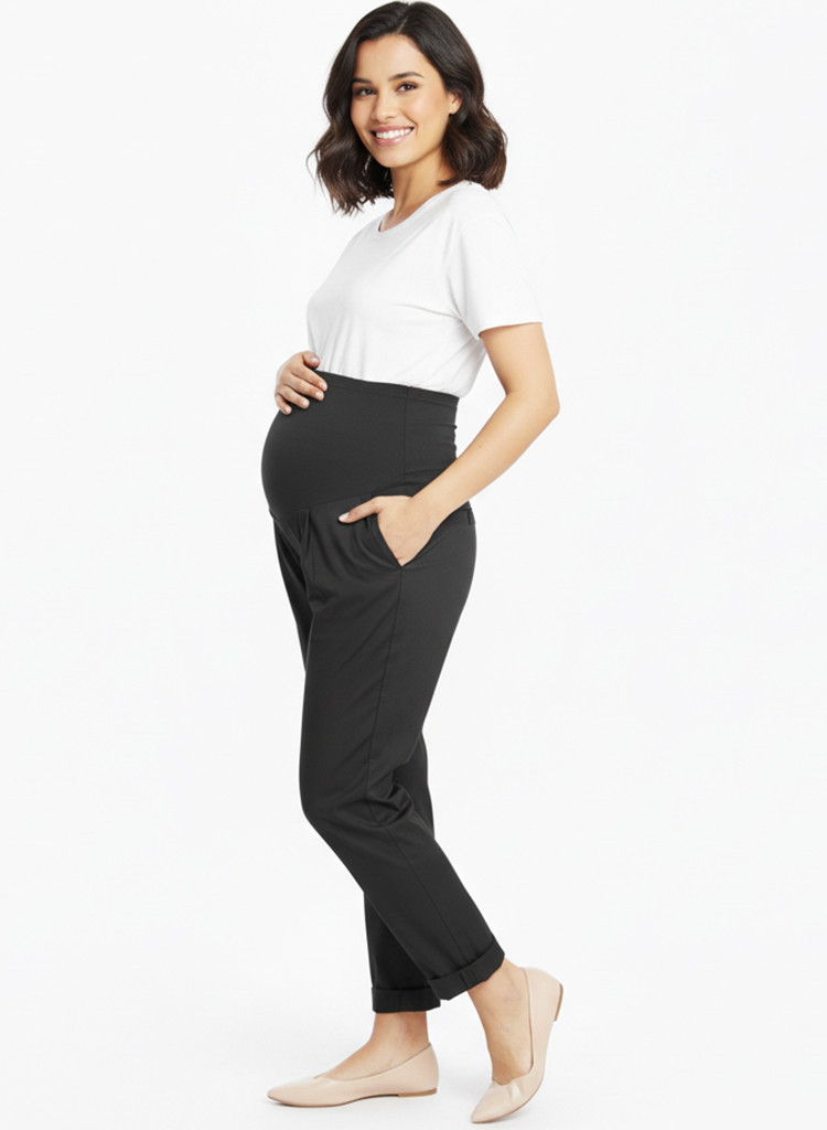 Pantalón Materno Popelina Algodón | Comodidad y Estilo | Colombia