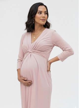 Vestido Materno Nudo | Comodidad & Estilo para Embarazadas en Colombia